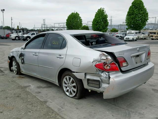 JTHBF30G130125680 - 2003 LEXUS ES 300 SILVER photo 3