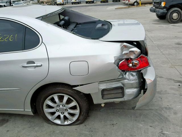 JTHBF30G130125680 - 2003 LEXUS ES 300 SILVER photo 9