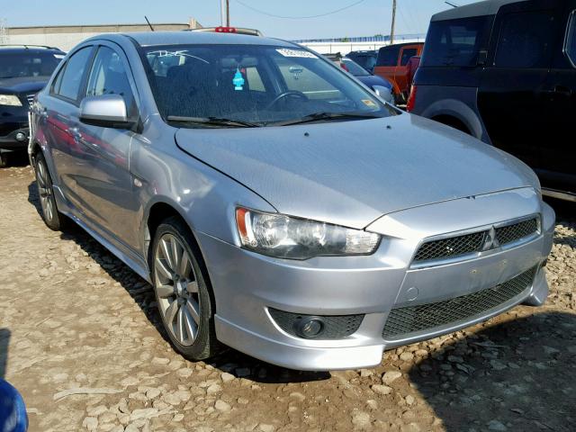 JA32X8HW3AU001521 - 2010 MITSUBISHI LANCER GTS SILVER photo 1