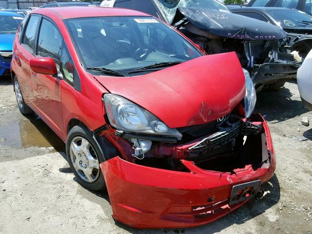 JHMGE8H34DC001801 - 2013 HONDA FIT RED photo 1