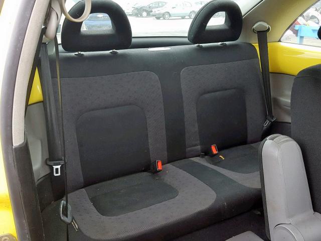 3VWCC21C7YM462084 - 2000 VOLKSWAGEN NEW BEETLE ყვითელი ფოტო 6