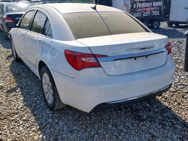 1C3CCBBB7DN667126 - 2013 CHRYSLER 200 TOURIN WHITE photo 3