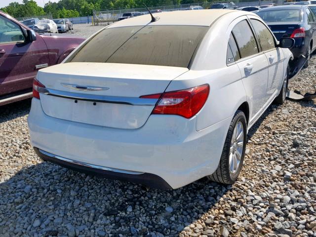 1C3CCBBB7DN667126 - 2013 CHRYSLER 200 TOURIN WHITE photo 4