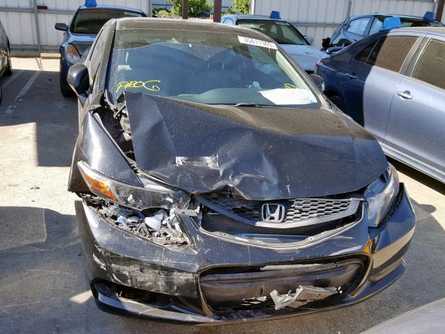 2HGFG3B96CH527559 - 2012 HONDA CIVIC EXL BLACK photo 9