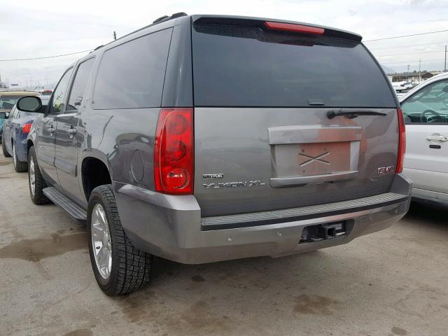 1GKFK16317J213074 - 2007 GMC YUKON XL K GRAY photo 3