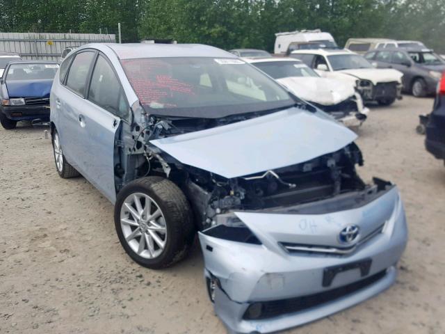 JTDZN3EU2C3050004 - 2012 TOYOTA PRIUS V BLUE photo 1