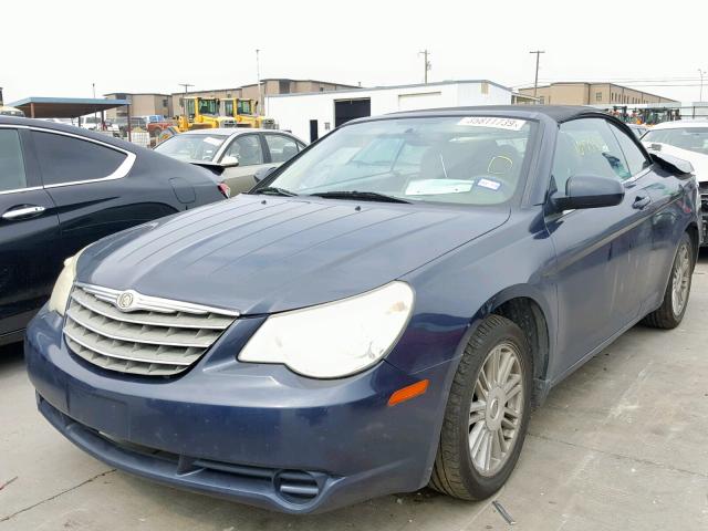 1C3LC55R38N181445 - 2008 CHRYSLER SEBRING TO BLUE photo 2