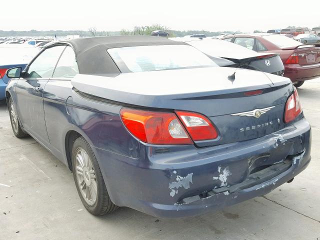 1C3LC55R38N181445 - 2008 CHRYSLER SEBRING TO BLUE photo 3