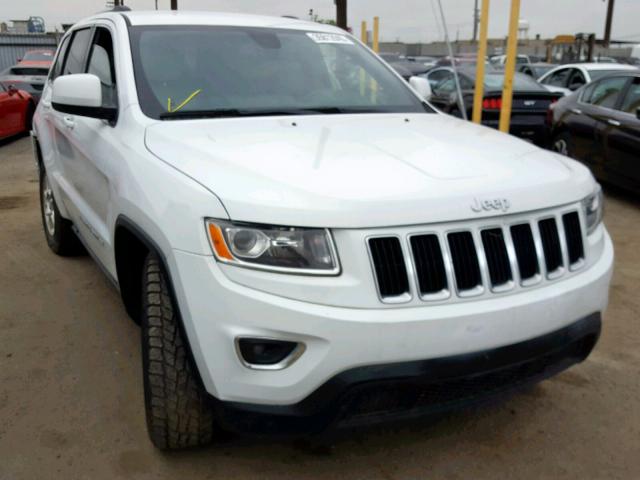 1C4RJEAG7EC353452 - 2014 JEEP GRAND CHER WHITE photo 1