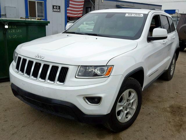 1C4RJEAG7EC353452 - 2014 JEEP GRAND CHER WHITE photo 2