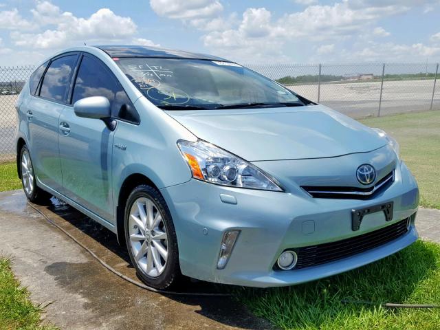 JTDZN3EU5E3362434 - 2014 TOYOTA PRIUS V TEAL photo 1