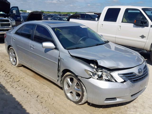 4T1BB46K98U036756 - 2008 TOYOTA CAMRY HYBR SILVER photo 1