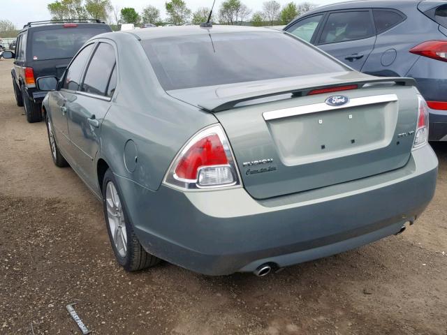 3FAHP08128R120511 - 2008 FORD FUSION SEL GREEN photo 3