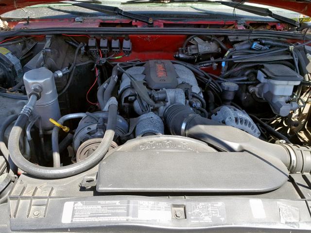 1GTCT14W7R8518209 - 1994 GMC SONOMA RED photo 7