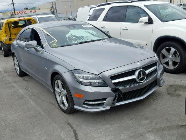 WDDLJ7DB0CA019618 - 2012 MERCEDES-BENZ CLS 550 SILVER photo 1