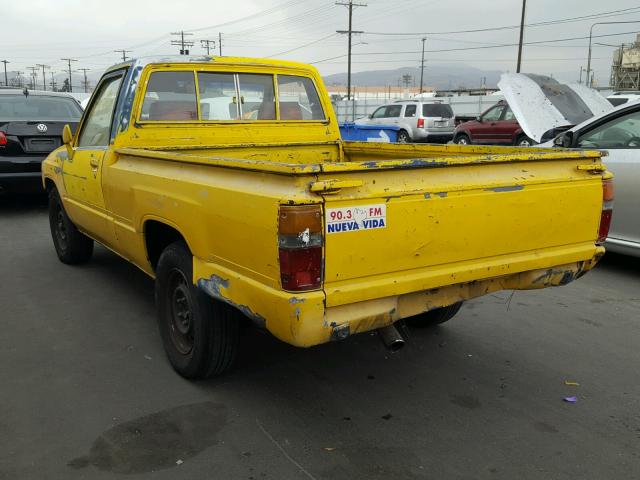 JT4RN50R1G0135714 - 1986 TOYOTA PICKUP 1/2 YELLOW photo 3