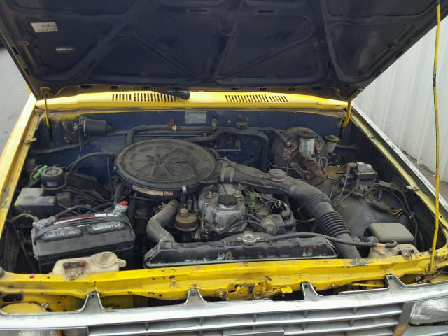 JT4RN50R1G0135714 - 1986 TOYOTA PICKUP 1/2 YELLOW photo 7