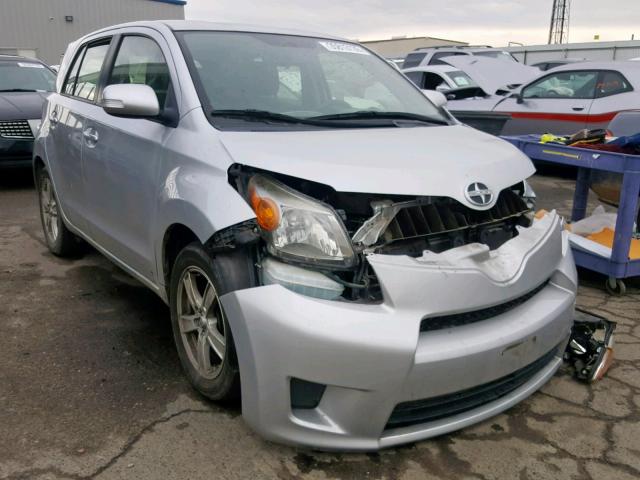 JTKKUPB47E1045078 - 2014 TOYOTA SCION XD SILVER photo 1