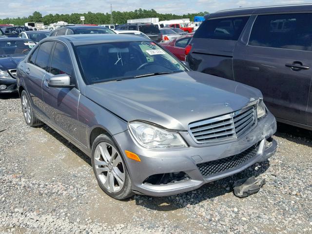 WDDGF4HB3EA917869 - 2014 MERCEDES-BENZ C 250 GRAY photo 1