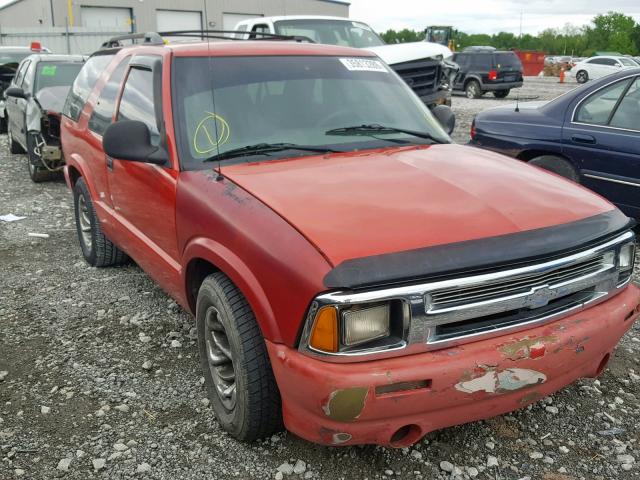 1GNCS18WXTK131359 - 1996 CHEVROLET BLAZER RED photo 1