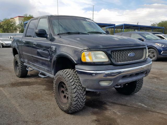 1FTRW08L12KE05411 - 2002 FORD F150 SUPER BLACK photo 1