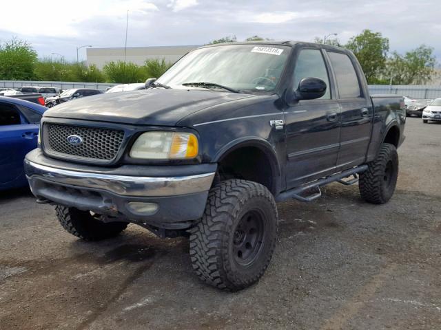 1FTRW08L12KE05411 - 2002 FORD F150 SUPER BLACK photo 2