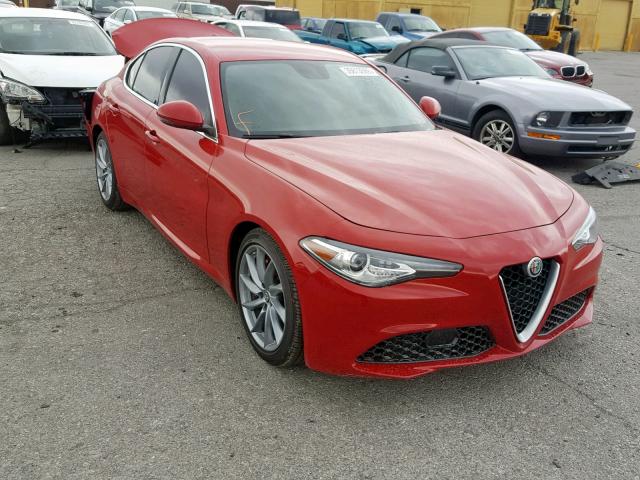 ZARFAEBN8H7556143 - 2017 ALFA ROMEO GIULIA RED photo 1