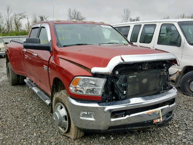 3D73Y4CL7AG194449 - 2010 DODGE RAM 3500 RED photo 1