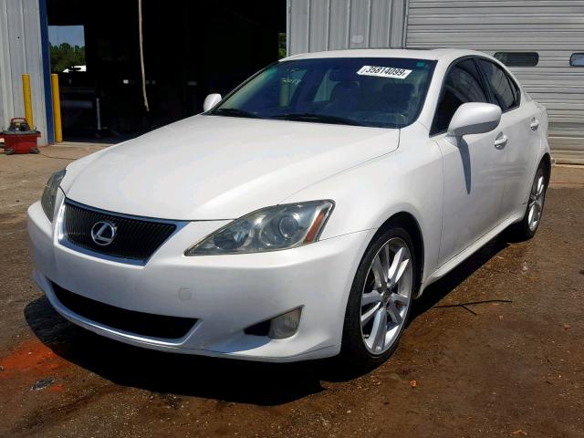 JTHBK262672057730 - 2007 LEXUS IS 250 WHITE photo 2