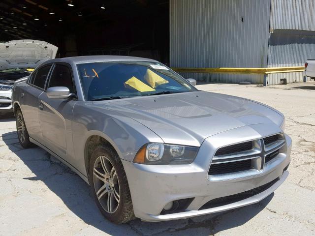 2C3CDXHG7EH329152 - 2014 DODGE CHARGER SX GRAY photo 1