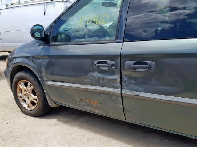 1D4GP25R23B246427 - 2003 DODGE CARAVAN SE GREEN photo 9