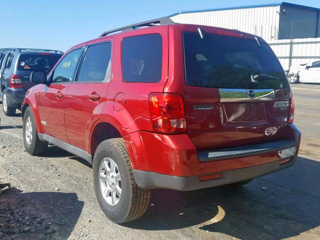 4F2CZ06128KM05652 - 2008 MAZDA TRIBUTE S RED photo 3