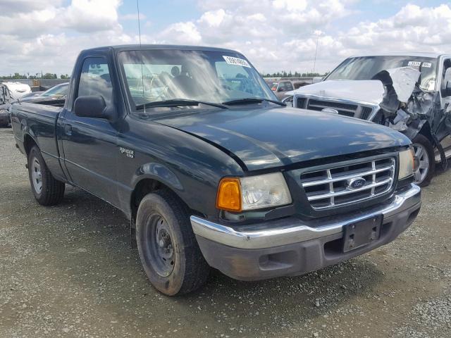 1FTYR10D22PA85936 - 2002 FORD RANGER GREEN photo 1