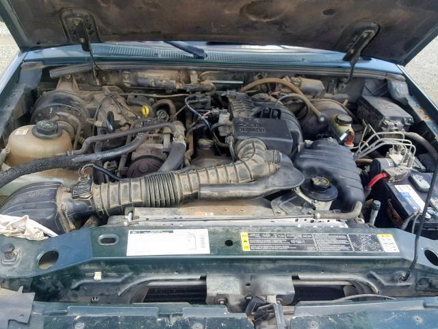 1FTYR10D22PA85936 - 2002 FORD RANGER GREEN photo 7