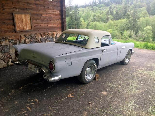 D7FH174753 - 1957 FORD T-BIRD GRAY photo 4