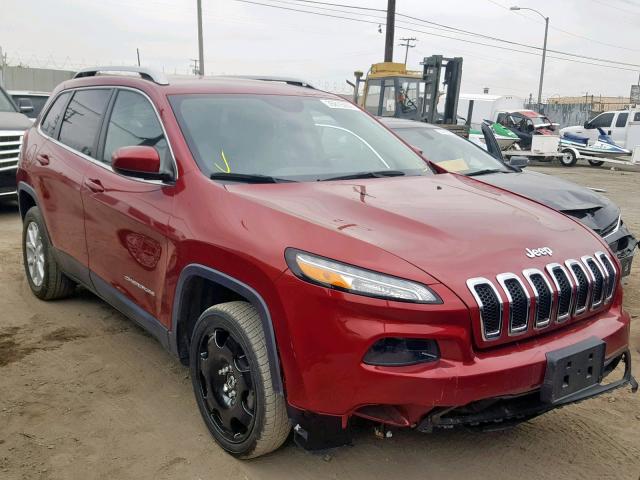 1C4PJLCB1HW503040 - 2017 JEEP CHEROKEE L RED photo 1