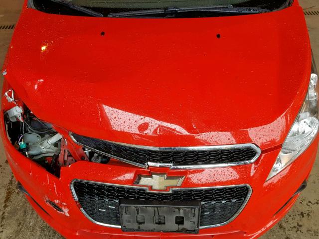 KL8CC6S93DC621524 - 2013 CHEVROLET SPARK 1LT RED photo 7