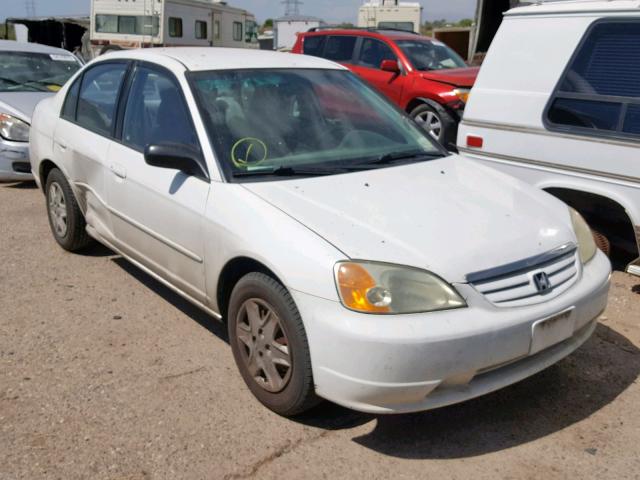 1HGES16583L032336 - 2003 HONDA CIVIC LX WHITE photo 1