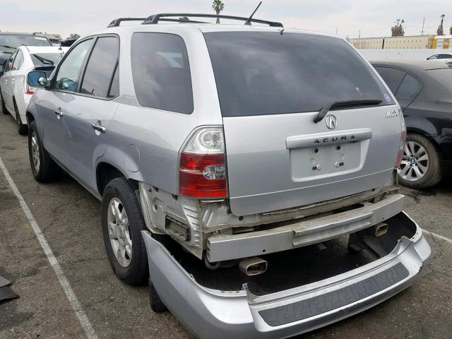 2HNYD18994H560532 - 2004 ACURA MDX TOURIN SILVER photo 3