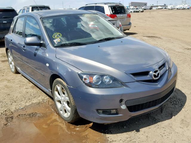 JM1BK343271773436 - 2007 MAZDA 3 HATCHBAC GRAY photo 1