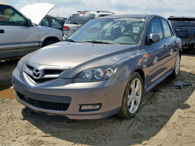 JM1BK343271773436 - 2007 MAZDA 3 HATCHBAC GRAY photo 2