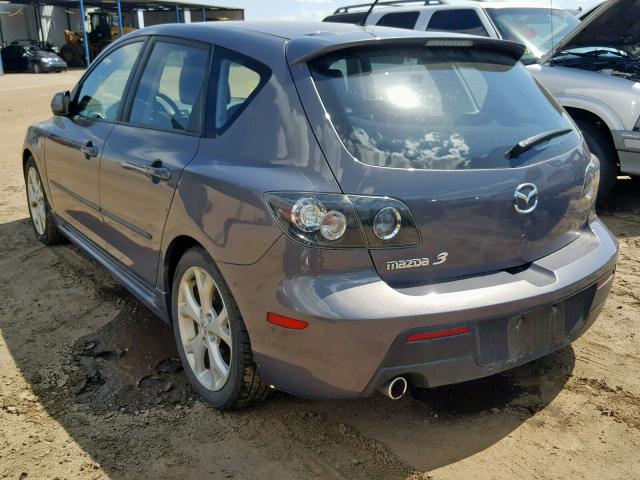 JM1BK343271773436 - 2007 MAZDA 3 HATCHBAC GRAY photo 3