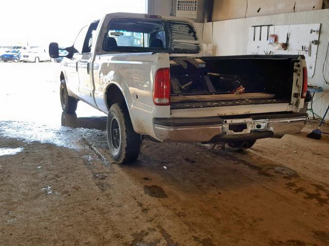 1FTNW21F72EC72005 - 2002 FORD F250 SUPER WHITE photo 3