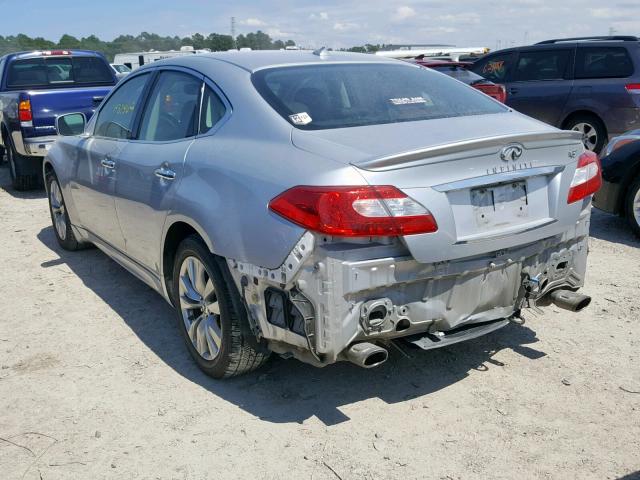 JN1BY1AP0CM330546 - 2012 INFINITI M37 SILVER photo 3