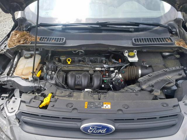 1FMCU0F74DUC08379 - 2013 FORD ESCAPE S GRAY photo 7