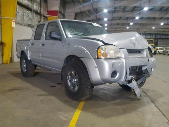 1N6ED27T84C443133 - 2004 NISSAN FRONTIER C SILVER photo 1