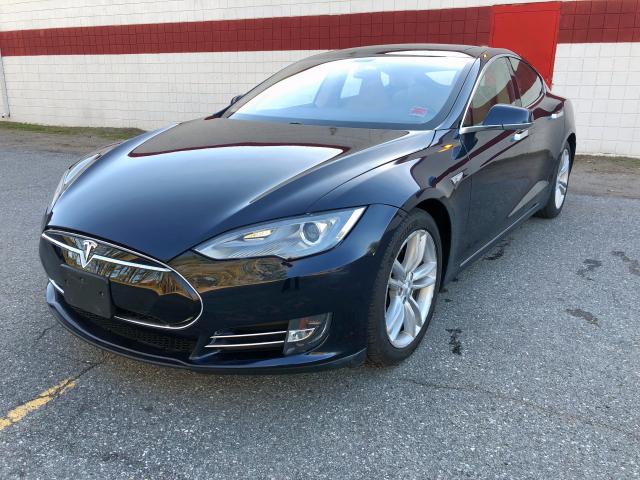 5YJSA1H12EFP35757 - 2014 TESLA MODEL S BLUE photo 1