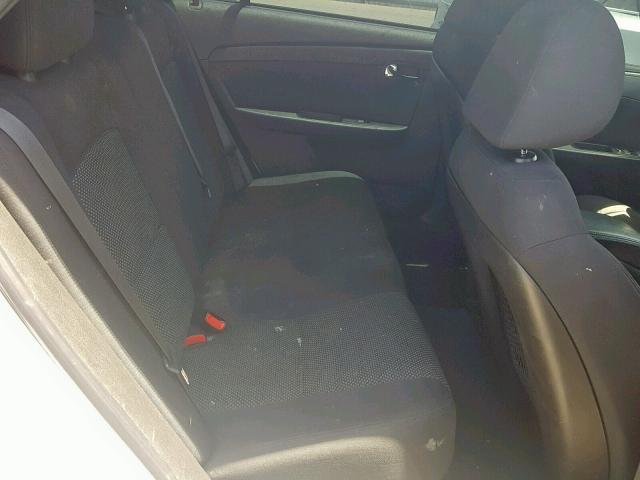 1G1ZC5EB8AF302147 - 2010 CHEVROLET MALIBU 1LT WHITE photo 6