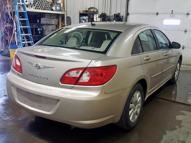 1C3LC46K88N244101 - 2008 CHRYSLER SEBRING LX GOLD photo 4