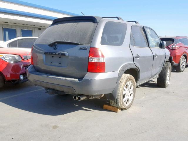 2HNYD18841H537243 - 2001 ACURA MDX TOURIN GRAY photo 4